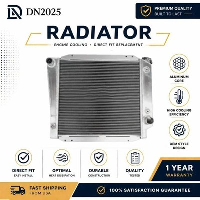 Aluminum Radiator For 1966-1977 Ford Bronco 5.0L V8