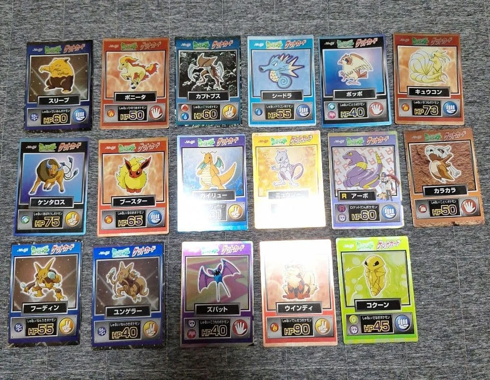 Eevee Dragonite Get Card Japanese MP Vintage Card Rare Pokemon TCG Official Coll - Image 2 of 4