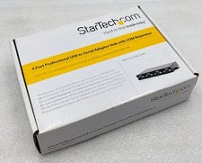 StarTech ICUSB2324X 4-Port USB To Serial Adapter Hub w/ COM Retention