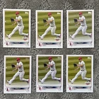 (6) 2022 Topps Chrome #200 Mike Trout card lot