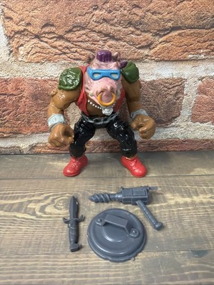 1988 Playmates TMNT Soft Head Bebop Vintage Figure 100% Complete Ninja Turtles!