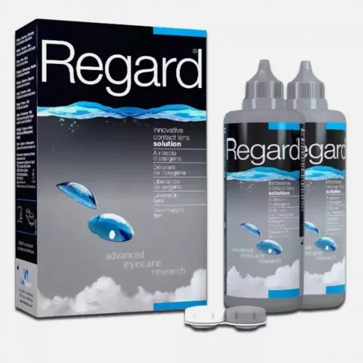 Regard Contact Lens Solution 2 x 355ml (3 Month Pack) - Exp 02/2028