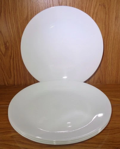 Corelle 10 1/4" WINTER FROST WHITE Dinner Plates Set of 4