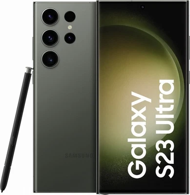 SAMSUNG Galaxy S23 Ultra 5G 512 Go Vert Reconditionné Etat correct - Photo 1/4