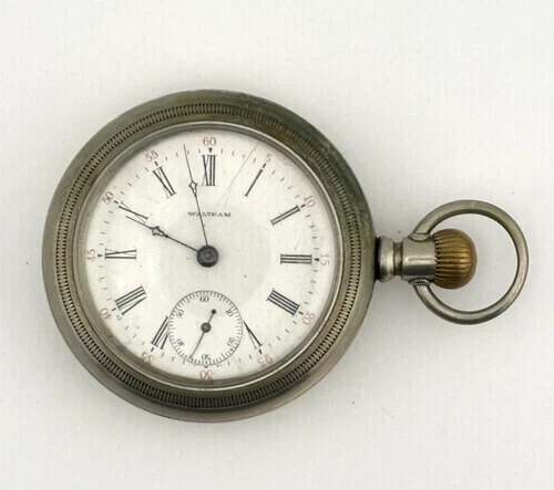 Waltham 1897 Antique Mechanical Pocket Watch  15J  18s  8364574  NON-WORKING