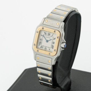 Ladies Cartier Santos Galbee 1567 24mm Silver Dial Two Tone Quartz #W322705 2