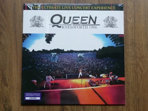 QUEEN - Knebworth 1986   LTD EDITION  12" PURPLE  VINYL     # 330 /500    SEALED