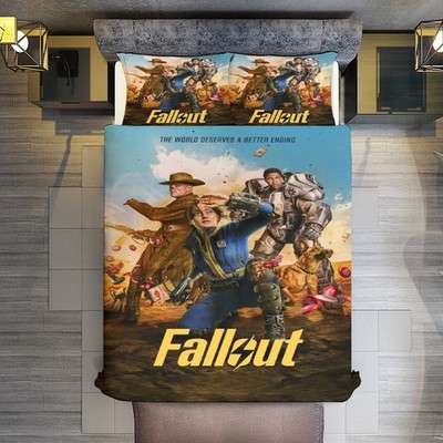 06Videospiel Fallout Bettwäsche Set Name Hinzufügbar Bettdeckenbezug Kissenbezug