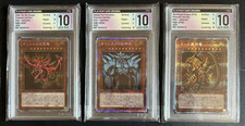 YuGiOh PGB1 Prismatic God Box PCG Graded 10 Egyptian God Card Set PGB1-JPS01 2/3