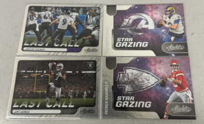 Panini Absolute NFL Karten Set 2022 - Tucker, Stafford, Jones, Mahomes