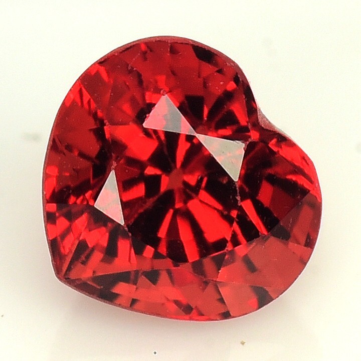 Ct HOT FIRE NOBLE RED NATURAL SPINEL HEART CUT LOOSE  GEMSTONES