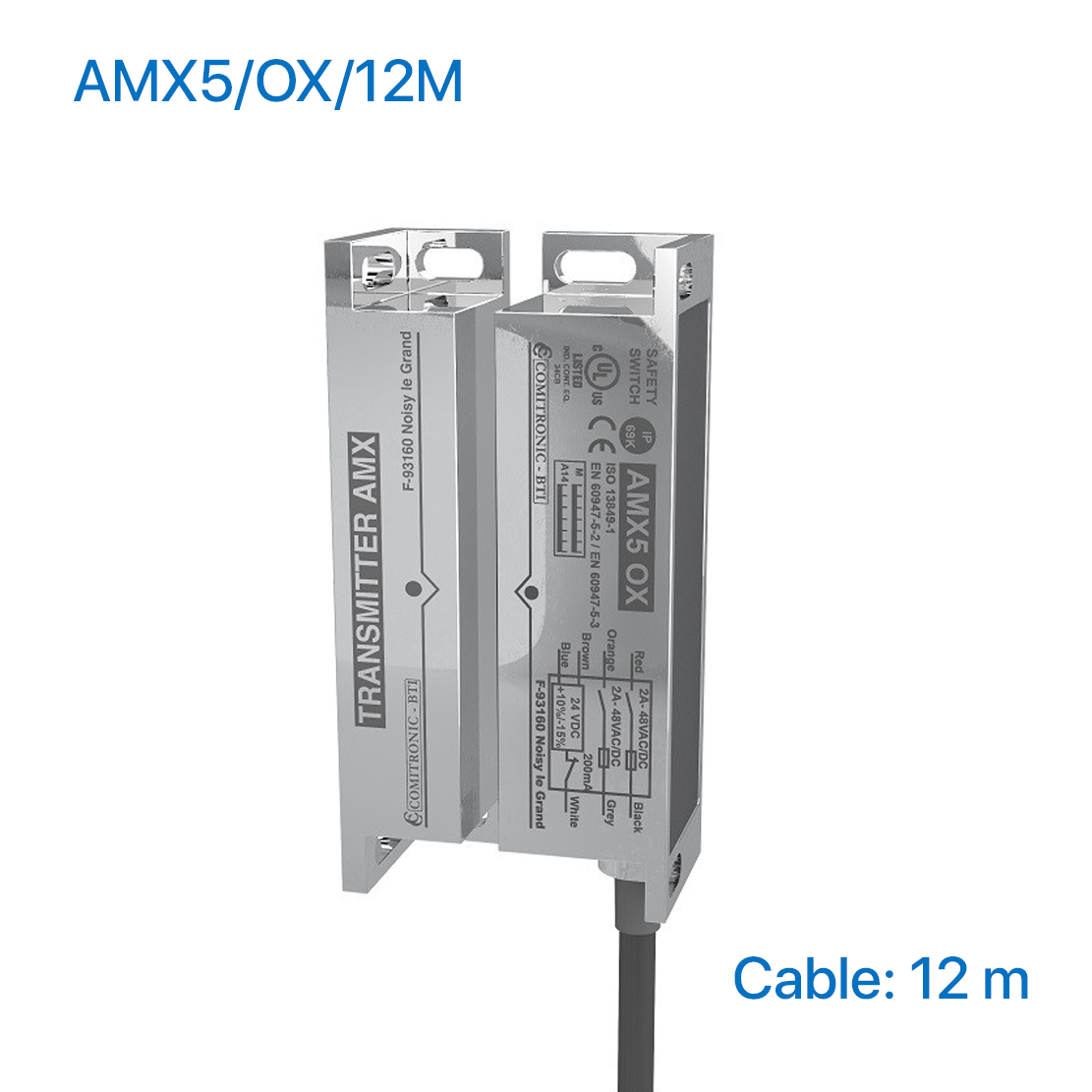 COMITRONICBTI Safety Switch Stand Alone Contactless Coded Sensor AMX5