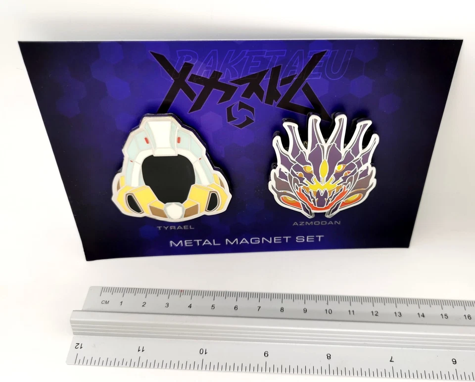 Heroes of the Storm – Mecha Metal Magnet Set Tyrael and Azmodan - RARE - Bild 2 von 4