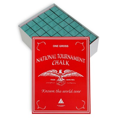 National Tournament Chalk！1gross NATIONAL TOURNAMENT Pool cue Premium Billiard CHALK - ONE GROSS