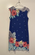 Chico’s Womens Tia Floral Iona Dress Size 0 US Small