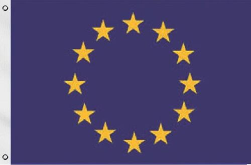 DRAPEAUX EUROPE 150x90cm UNION EUROPEENNE COMMUNAUTE NATIONALE FLAGS EUROPEEN - Imagen 1 de 1