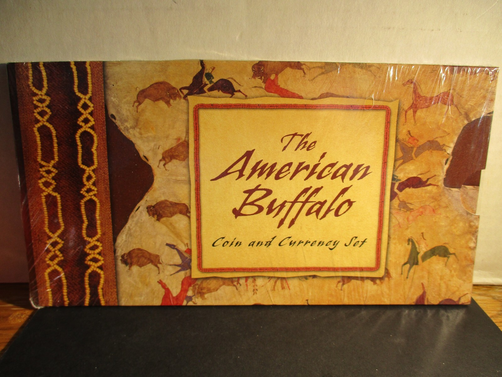 2001-D AMERICAN BUFFALO COIN AND CURRENCY SET SILVER COMMEM SEALED FREE SHIP!