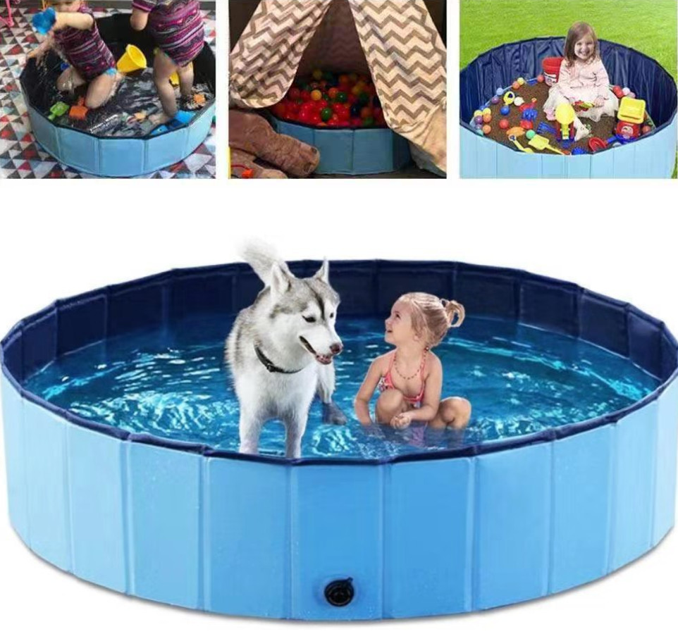 Piscina para perros plegable profesional piscina para perros piscina para niños baño para perros Ø80/120/160 cm