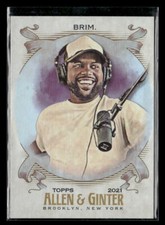 Steelo Brim - 2021 Topps Allen & Ginter Silver Portrait Hot Box Foil #267