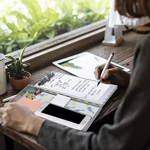 Small Aluminum Clipboard with Storage(Memo Size) Recycled Metal Snapak Form - Image 3 of 4