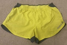 Reebok Cross Fit Speedwick shorts size S yellow/blue
