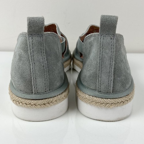 Lucky Brand Women’s Jenife Sage Green Suede Espadrille Shoes Size 7.0 - Picture 7 of 10