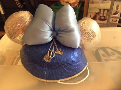 Disneyland 60th diamond Celebration Minnie Sequin Ear Hat  display picture 3