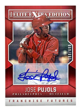 2014 Elite Extra Edition Franchise Futures #1 Jose Pujols RC Auto Phillies