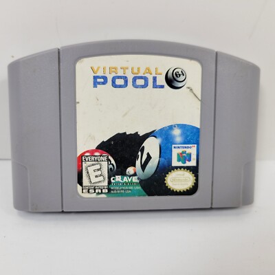 Virtual Pool 64 (Nintendo 64, 1998) Cartridge Only