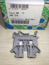 50pcs Phoenix Terminal Block Straight Screw Connection Rail UK 3N - 3001501