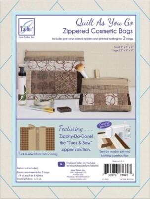 June Tailor Quilt As You Go Kosmetiktaschen 2/Pkg - Camel JT 1622