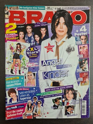BRAVO 38/2009 Heft Komplett - M. Jackson, M. Cyrus, J. Bieber, Z. Efron, Gomez -