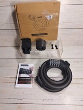 Bike Lock Cable Anti-Theft Combination 4 Digit/12 Steel Cables...