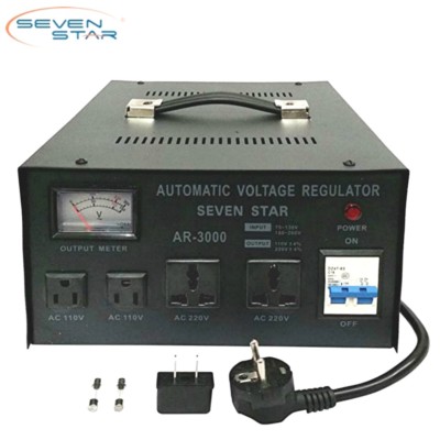 Seven Star AR 3000W Watt Voltage Regulator Transformer Step Up/Down 120V to 220V