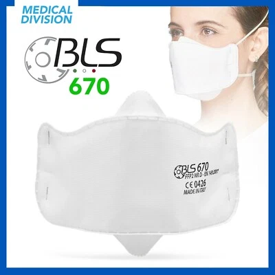 BLS 20 Mascherine FFP2 senza valvola certificate dispositivo medico BFE 99,5%