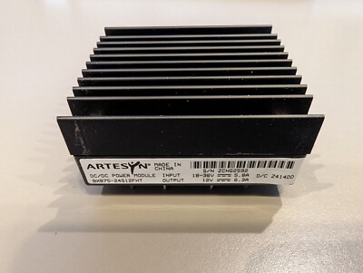 ARTESYN DC/DC Converter Module 18-36V DC In 12V DC Out with Heat Sink