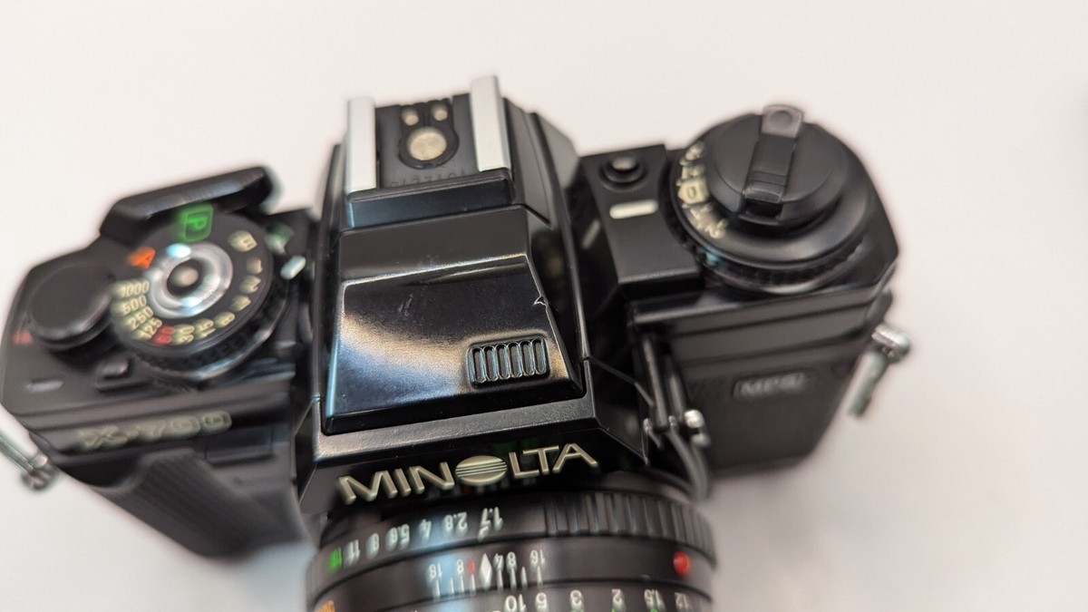 N.MINT Late】 Minolta NEW X-700 Body + MD Rokkor 50mm F1.7