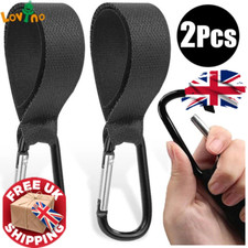 Heavy Duty Buggy Strap Carabiner Clips Secure Pram Bag Hook for walkers,strolers