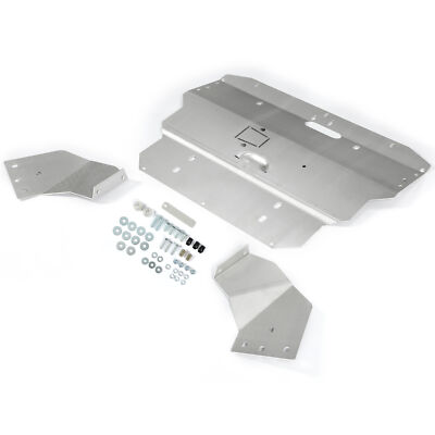 Lower Smooth Aluminum Skid Plate For 1996-2008 Audi A4 S4 B5 B6 B7 Silvery