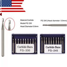Dental Carbide Burs Tungsten Steel Bur FG 330 FG 245 for High Speed Handpiece