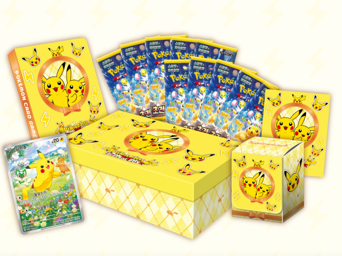 Pokemon Card Game Scarlet & Violet Pikachu Present Box Korean