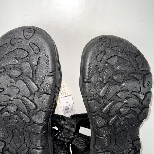 New Old Navy Mens DLX Hiking Sandals Black Jack W tags 2 Adjustable Straps 8-9 - Afbeelding 14 van 14
