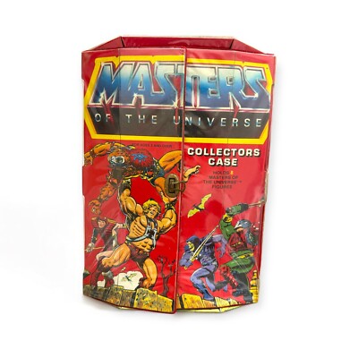 Vintage Masters Of The Universe With Figures Lot Of 4 With 1984 Collectors Case