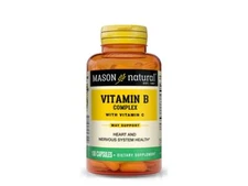 100 CAPSULES B-COMPLEX WITH VITAMIN C 