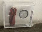 1985 Kenner Star Wars Ben (Obi-Wan) Kenobi White Hair POTF CAS 80+ Fig + Coin