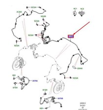 LAND ROVER DISCOVERY V L462 Bremsleitung vorne LR158095 NEU ORIGINAL