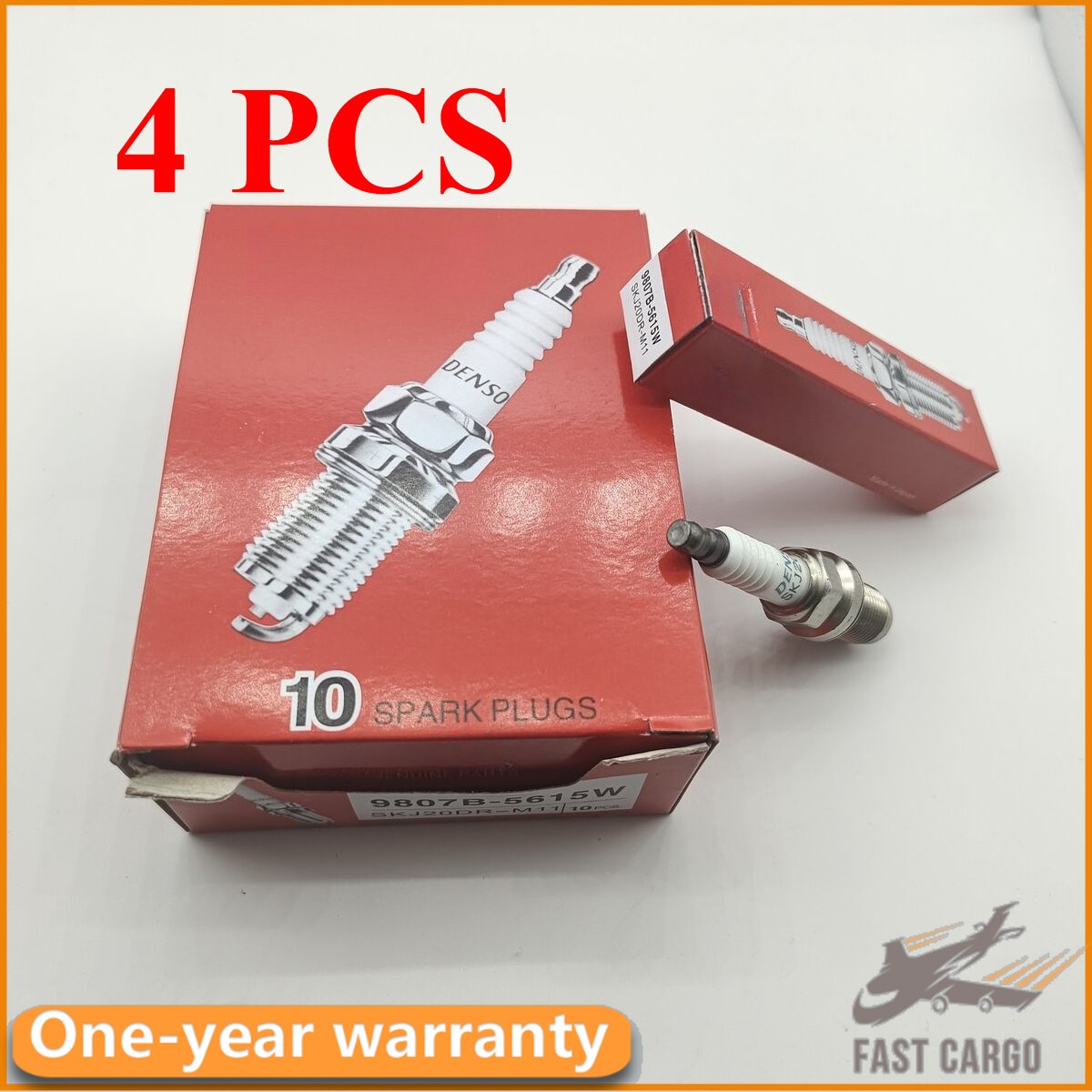 4 Pack FOR Honda S/Plg Skj20Dr-M11 9807B5615W / 9807B-5615W