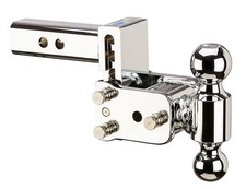 Bw Trailer Hitches Trailer Hitch Ball Mount - 2 Model 6 Chrome Ts Dual Ball
