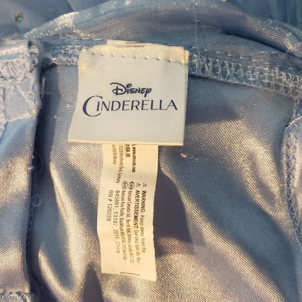 Chasing Fireflies Disney Cinderella Deluxe Live Action Dress Costume SZ 4/5 - Image 4 of 4