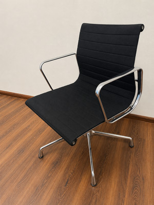 Original Vitra  EA108 Alum  Chair Schwarz - Charles & Ray Eames Designerstuhl